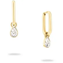 Echtzeit Creolen Like Diamonds Edelstahl 123456 0,5