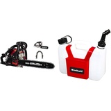 Einhell Benzin-Kettensäge GC-PC 1435 I TC Kit (OREGON-Qualitätsschwert und –kette, werkzeuglose Kettenspannung und Kettenwechsel, Auto-Choke und Primer, inkl. Schwertschutz, Kombi-Kanister)