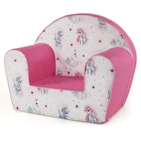 musehouse - Kindersessel. Kuschelig weicher Schaumstoff. Kinderstuhl zum Spielen. (UnicornPink)