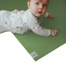 SanoSoft Krabbelmatte Olivgrün, | Gr.: 180 x 180 cm