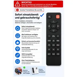 Allimity Ersatz Fernbedienung für Sony Soundbar HT-S20R HT-S500RF HT-S700RF