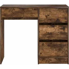 vidaXL Schreibtisch Geräucherte Eiche 90 x 37,5 x 75 cm Holzwerkstoff