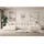 altdecor Eckcouch Cord 6-Sitzer Beige