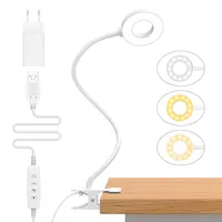izell 23 LED Leselampe Weiß