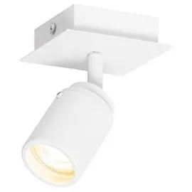 QAZQA Moderner Badezimmerspot weiß quadratisch IP44 - Ducha