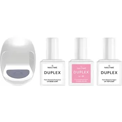 Duplex Travel Set = Mini-Power LED Light + UV Base Coat + UV Top Coat + Nail Polish 59