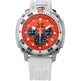 Vostok Europe Herren-Armbanduhr Systema Periodicum Chronograph Neon VK67-650A723