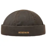 Stetson Schiebermütze (1-St) Dockermütze mit Umschlag braun XL (60-61 cm)