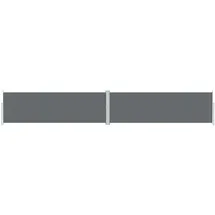 vidaXL Seitenmarkise Ausziehbar 160 x 1000 cm Anthrazit Polyester