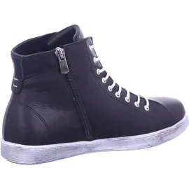 Andrea Conti Damen High Top Sneaker Schnürer Leder dynamisch 0341500, Schwarz 39