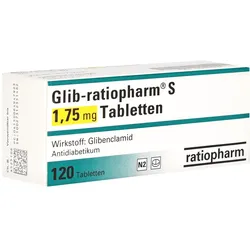 Glib-ratiopharm S 1,75 mg Tabletten 120 St