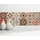 OTTO home Fliesenaufkleber Ornamente rot 15cm x 15cm Sticker 12er Set