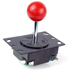 Arcade Joystick, 8 Wege, 78,2mm Höhe, rot