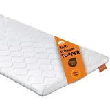 orthopädischer Kaltschaum Topper, 100 x 200 cm, für alle Matratzen und Betten, sleepling - Weiß