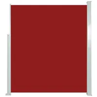 vidaXL Seitenmarkise Ausziehbar 160x500 cm Rot