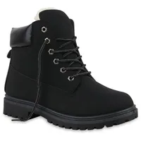 VAN HILL Herren Worker Boots in Schwarz