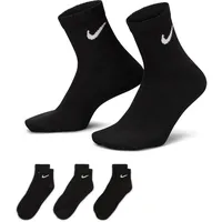 Nike Everyday Lightweight Trainings-Knöchelsocken Black/White 46-50