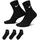 Nike Everyday Lightweight Trainings-Knöchelsocken Black/White 46-50