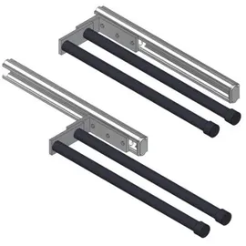 Giese GmbH Handtuchhalter doppelt Schwarz Matt 91115-14