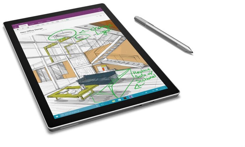 Microsoft Surface Pro 4, 31,2 cm (12.3"), 2736 x 1824 Pixel, 128 GB, 4 GB, Windows 10 Pro, Silber