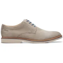 CLARKS Herren Atticus Ltlace Oxford, Grau Nubuk, 42.5 EU
