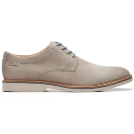 CLARKS Herren Atticus Ltlace Oxford, Grau Nubuk, 42.5 EU