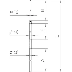 OBO 5408946 Isolierter Fangmast 6000mm Glasfaserverstärkter Kunststoff lichtgrau isFang 6000
