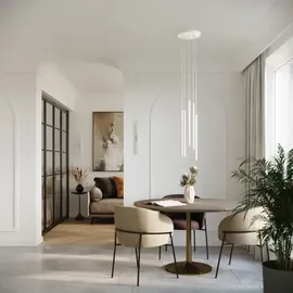 Sollux Lighting Pendelleuchten Pastelo 5P weiß