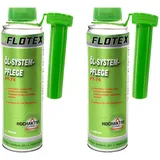 Flotex Öl Systempflege, 2 x 250ml Additiv Öl Booster Reiniger Systemreiniger