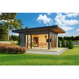 Lasita Maja Domeo 9 Gartenhaus carbongrau (7015641004)