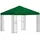 vidaXL Pavillon 3 x 3 m Grün