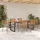 vidaXL Garten Essgruppe 7-tlg. Grau