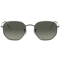 Ray Ban Hexagonal Flat Lenses 0RB3548N  51mm gunmetal / grey gradient