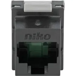 Niko Züblin 650-45061 Ungeschützter RJ45 Stecker UTP Kat. 6 für Bandbreiten bis 250 MHz 65045061