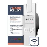 HOMEPILOT RolloTron classic smart, Funk Gurtwickler elektrisch | Smart-Home Rollladen Aufwickler bis 45 kg, 6 m2 | Automatik, App, Amazon Alexa & Google Assistant via Gateway möglich