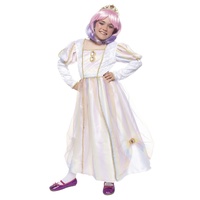 Rubies Rainbow-Prinzessin Kostüm für Mädchen, buntes Prinzessinnenkleid mit Tiara, originell, ideal für Halloween, Weihnachten, Karneval und Geburtstag.