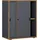 VCM my office Schiebetürenschrank Salia, 920733 anthrazit, honig-eiche 1 Fachboden 60,0 x 37,4 x 74,0 cm