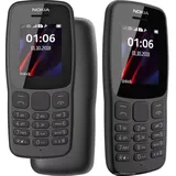 Nokia 106 (2018) 4G Schwarz (Black) Dual-SIM