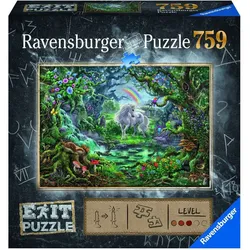 Ravensburger Puzzle Puzzle EXIT Einhorn, 759 Puzzleteile