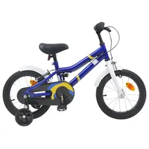 vidaXL Kinderfahrrad 16 Zoll blau/weiß