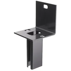 GAH Alberts Alberts Pfostenträger f.Zaunpf.Doppelstab-Gittermatten/L-Steine,anth,z.Aufschr.,120x120 686116