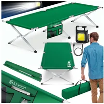 Kesser Campingbett Premium Grün 210 x 72 x 45 cm
