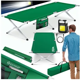 Kesser Campingbett Premium Grün 210 x 72 x 45 cm