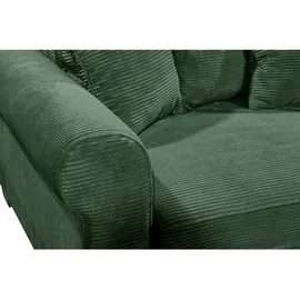 hom'in Hom`in Schlafsofa, Dunkelgrün, Textil, 2-Sitzer, Füllung: Polyester, 247x95x125 cm, Stoffauswahl, Liegefunktion, Rücken echt, Kinder- & Jugendzimmer, Jugendmöbel, Jugendsofas