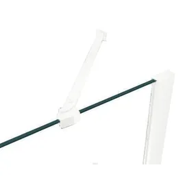 Buylando Emma Komplettdusche 75 x 195 cm rechts 75 x 90 cm Weiß transparent/matt
