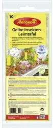 Aeroxon® Gelbe Insekten-Leimtafel 33442 , 1 Packung = 10 Leimtafeln