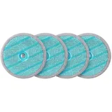 Samsung Mikrofaser-Pads für Spray Spinning Sweeper Wischaufsatz VCA-WBA95/GL, Wiederverwendbar, Antibakteriell, Ø 17 cm, 4 Stück, VCA-SPW95/VT, Reinigungspads