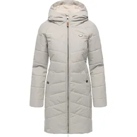 Ragwear Wintermantel "Noita YOUMODO", Damen, Gr. 5XL (50), hellgrau, Obermaterial: 100% Polyester. Innenfutter: 100% Polyester. Wattierung: 100% Polyester, tailliert ca.