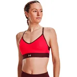 Under Armour Infinity Low Sports Bra Radio Red / Chestnut Red / Phosphor Green - XS