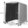 MCW Fahrradgarage MCW-N61 Foliengarage Aufbewahrungsgarage Alu UV-Schutz wasserfest 201x157x201cm silber